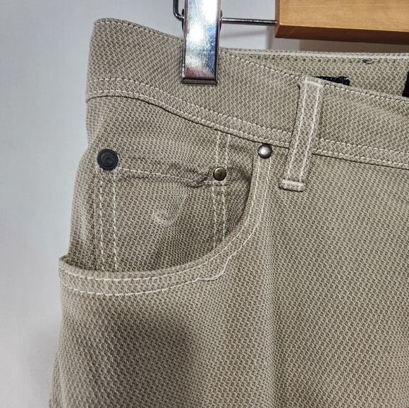 JACOB COHEN Nick Fit Style 622 Cross Woven Grey Tan Slim Jeans Made in Italy 32 - Picture 2 of 13